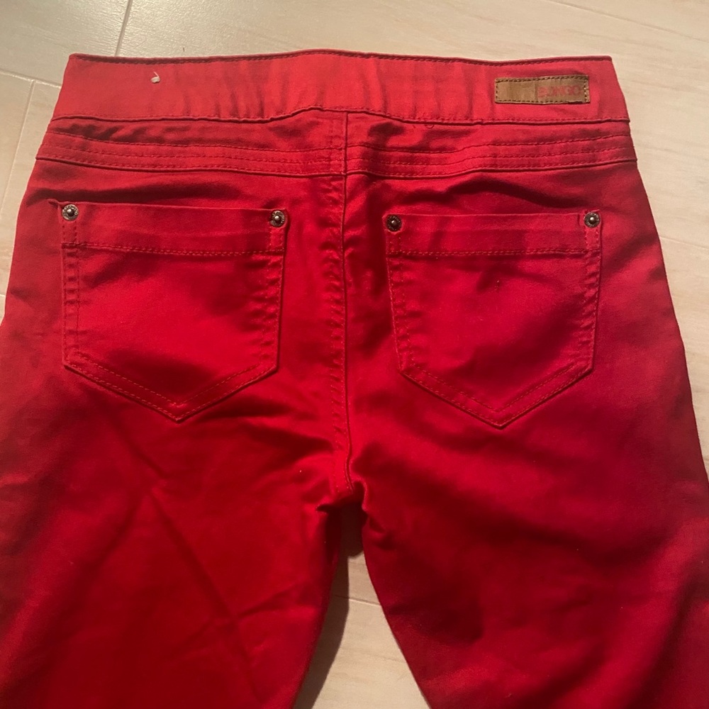 BONGO Red Jeggings Sz1